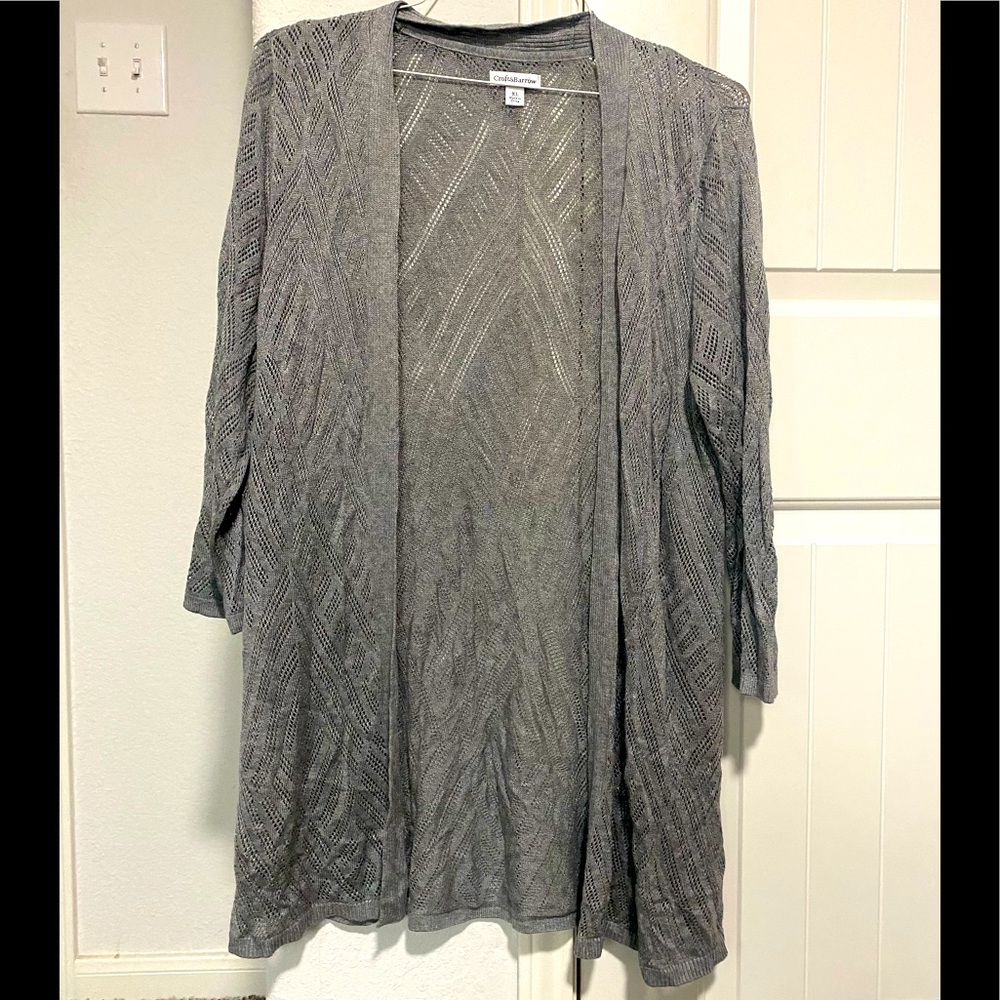 🍁Croft & Barrow Gray Cardigan🍁